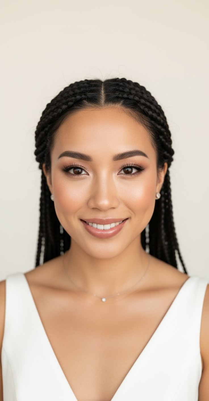 After Large Knotless Box Braids